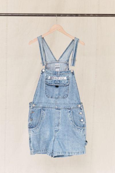 Urban Outfitters Vintage B.u.m. Equipment Denim Overall Short