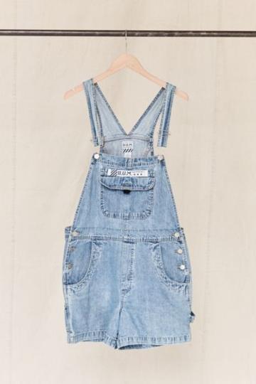 Urban Outfitters Vintage B.u.m. Equipment Denim Overall Short