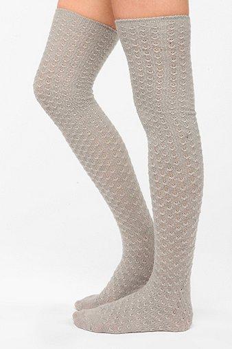 Honeycomb Over-the-knee Sock