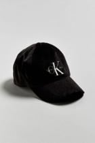 Urban Outfitters Calvin Klein Velvet Baseball Hat