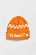 Urban Outfitters Stussy Road Cuff Beanie,orange,one Size