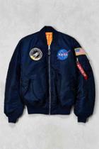 Urban Outfitters Alpha Industries Apollo Ma-1 Bomber Jacket,black,s