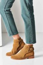 Urban Outfitters Sabine Buckle Wrap Ankle Boot,tan,8