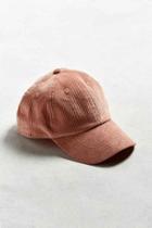 Urban Outfitters Uo Corduroy Baseball Hat,blush,one Size