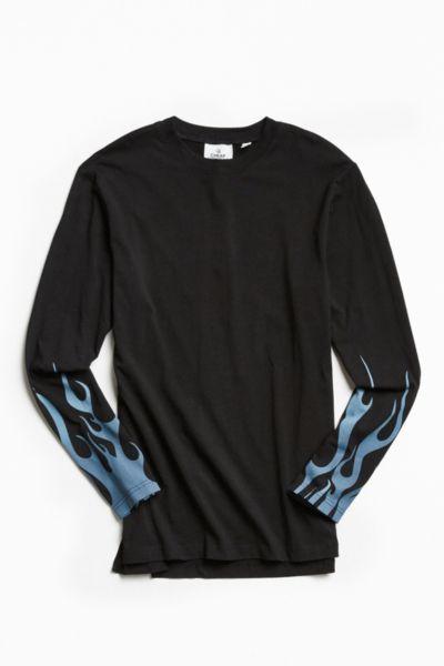 Urban Outfitters Cheap Monday Flames Long Sleeve Tee
