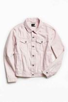 Urban Outfitters Bdg Core Denim Trucker Jacket,pink,xl