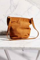 Urban Outfitters Ecote Suede Drape Hobo Bag,brown,one Size
