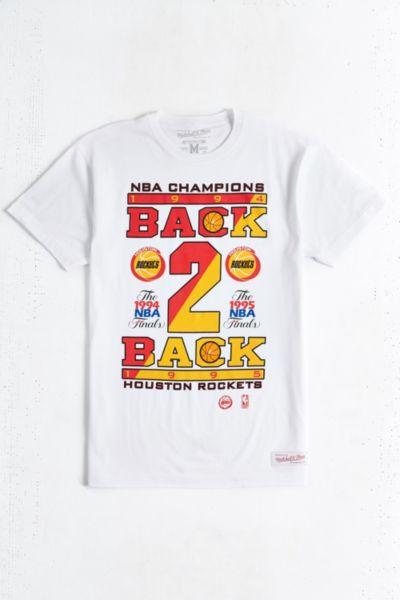 Mitchell & Ness Mitchell & Ness Houston Rockets Back-2-back Champs Tee