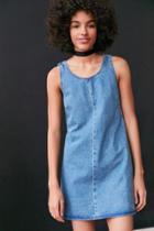 Urban Outfitters Bdg Scoop-neck A-line Denim Mini Dress