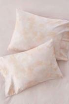 Urban Outfitters Subtle Tie-dye Pillowcase Set,rose,one Size