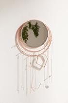Urban Outfitters Wall-mounted Lapsis Mirror + Jewelry Storage