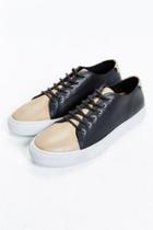Urban Outfitters Uo Two-tone Leather Cupsole Sneaker