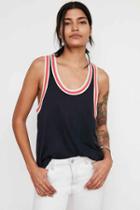 Urban Outfitters Future State Gym Rat Tank Top,blue Multi,m