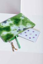 Urban Outfitters Tie-dye Pouch,green,one Size