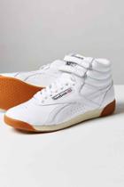Urban Outfitters Reebok Freestyle Hi Fitness Sneaker,white,7