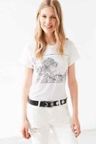Urban Outfitters Future State Wave Tee,white,m