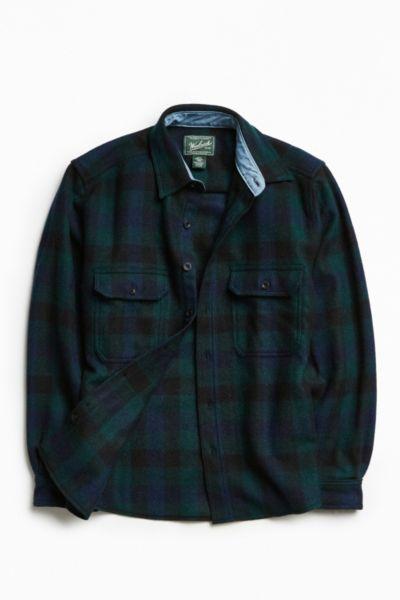 Woolrich Wool Buffalo Plaid Button-down Shirt