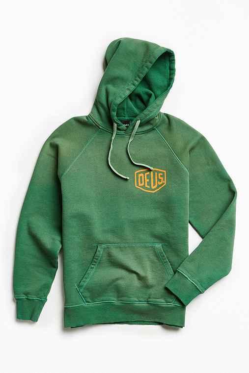 Urban Outfitters Deus Ex Machina Sunbleached Hoodie Sweatshirt,green,xl