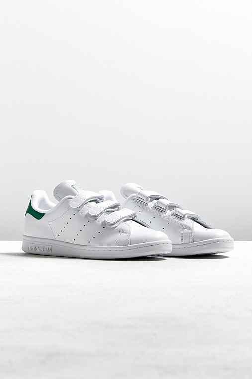 Urban Outfitters Adidas Stan Smith Three Strap Sneaker,white,m 10.5/w 12