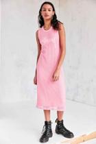 Urban Outfitters Stussy Redondo Mesh Midi Dress,pink,s