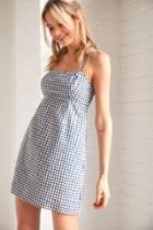Urban Outfitters Cooperative Straight Neck Gingham Dress