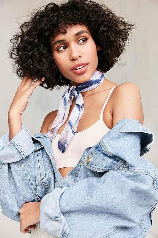 Urban Outfitters Tie-dye Bandana,purple,one Size