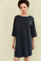 Urban Outfitters Silence + Noise Dolman Mini T-shirt Dress,washed Black,s