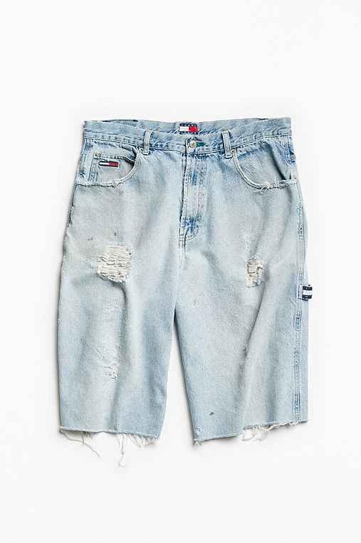 Urban Outfitters Vintage Tommy Hilfiger Cutoff Denim Skate Short,indigo,36