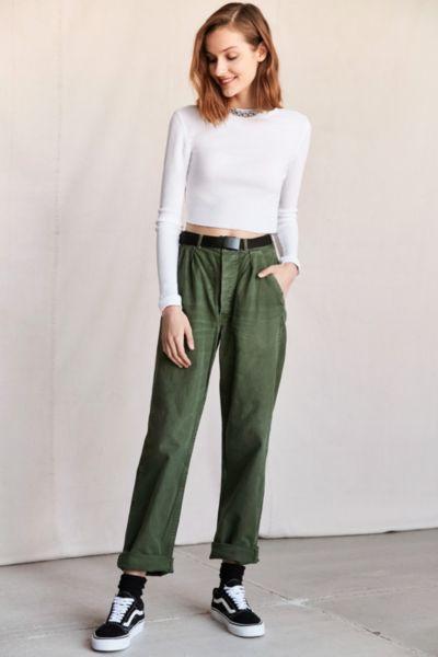 Urban Renewal Vintage Army Green Work Pant