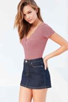 Urban Outfitters Bdg Colette Denim Mini Skirt,indigo,26