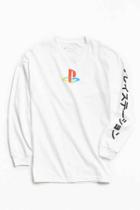 Urban Outfitters Playstation Long Sleeve Tee,white,l