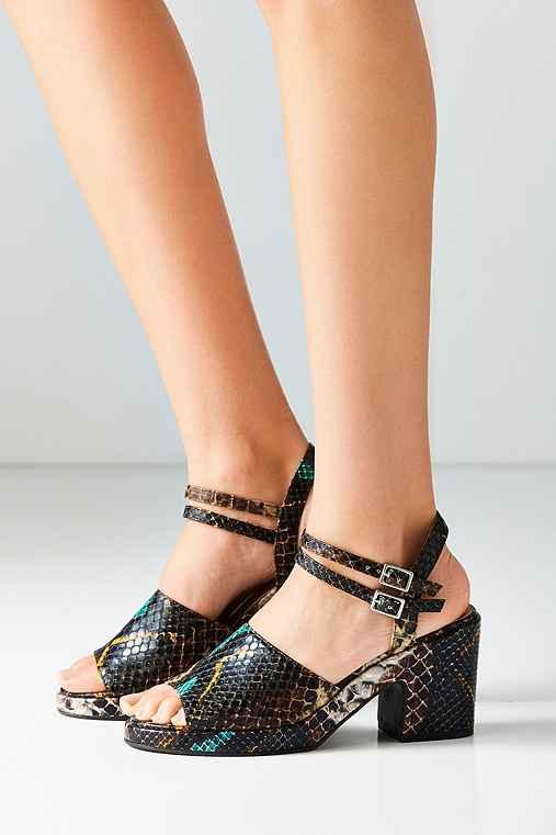 Urban Outfitters Candice Platform Heel,orange,9