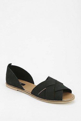 Bdg Strappy Peep-toe Flat