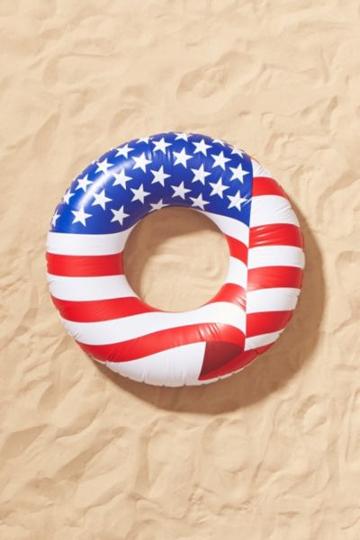 Urban Outfitters Americana Ring Pool Float