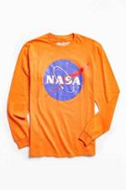 Urban Outfitters Nasa Logo Long Sleeve Tee,orange,m
