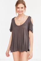 Urban Outfitters Project Social T Liza Cold Shoulder Tee
