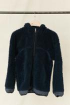 Urban Renewal Vintage Patagonia Navy Fleece Hooded Jacket
