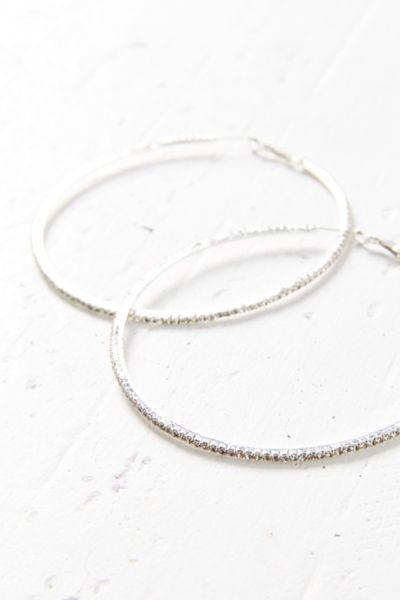 Urban Outfitters Bright Lights Extra Large Rhinestone Hoop Earring