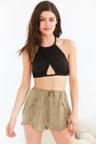 Urban Outfitters Out From Under Mila Cross Front Rope Tie Bra