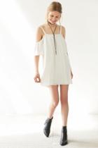 Urban Outfitters Kimchi Blue Ladder Lace Cold Shoulder Mini Dress