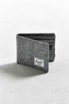Urban Outfitters Herschel Supply Co. Roy Bi-fold Wallet,dark Grey,one Size