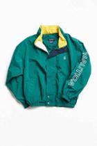 Urban Outfitters Vintage Nautica Kelly Green '90s Prep Sport Windbreaker Jacket,green,one Size