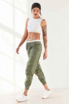 Urban Outfitters Without Walls Jane Sheer Tech Parachute Pant,green,xs