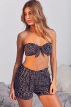 Out From Under Printed Christy Tie-front Bandeau Bra