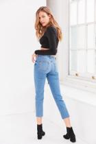 Urban Outfitters Bdg Axyl Mid-rise Straight-leg Jean - Blue