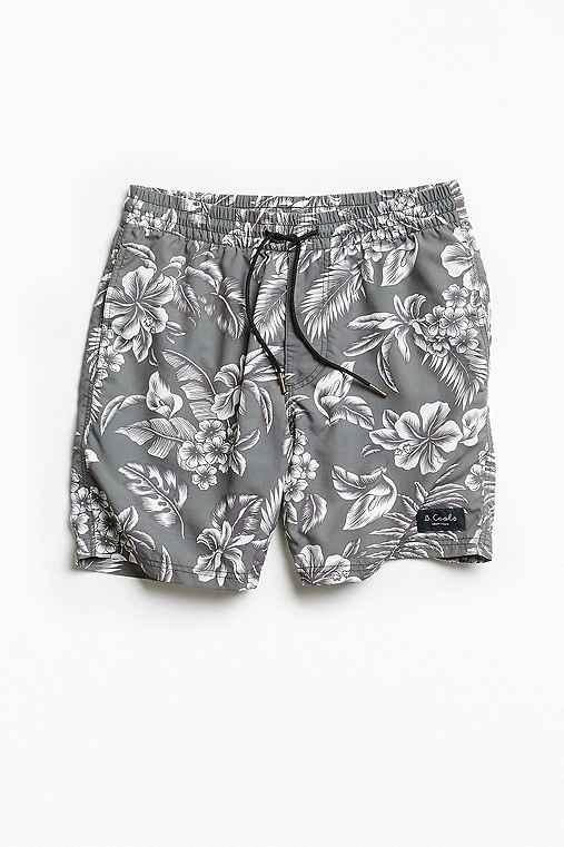 Urban Outfitters Barney Cools Fern Boardshort,grey,36