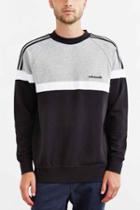 Urban Outfitters Adidas Itasca Crew Neck Sweatshirt,black,m