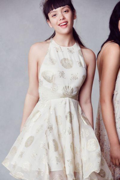 Urban Outfitters Kimchi Blue Calypso Fit + Flare Mini Dress