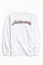 Urban Outfitters Stussy Cali Embroidered Crew Neck Sweatshirt