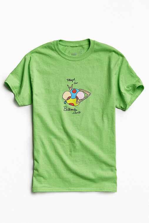 Urban Outfitters Illegal Civilization Billiards Club Tee,green,xl